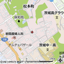 茨城県水戸市松本町4-23周辺の地図