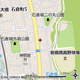 新日本婦人の会　前橋支部周辺の地図