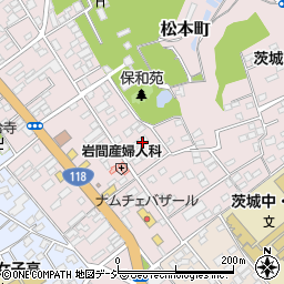 茨城県水戸市松本町3-20周辺の地図
