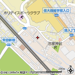 宮沢ガラス店周辺の地図