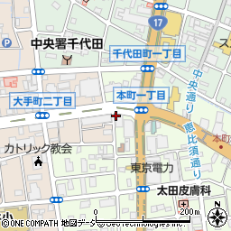 株式会社三幸前橋南店周辺の地図