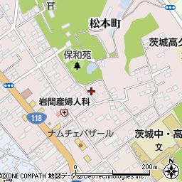 茨城県水戸市松本町4-4周辺の地図