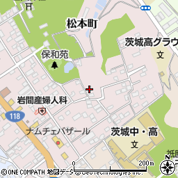 茨城県水戸市松本町4-25周辺の地図
