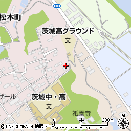 茨城県水戸市松本町7-5周辺の地図