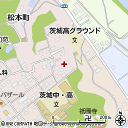 茨城県水戸市松本町7周辺の地図