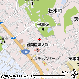 茨城県水戸市松本町3-7周辺の地図