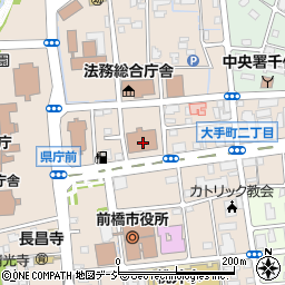 東京税関前橋出張所周辺の地図