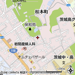 茨城県水戸市松本町4-5周辺の地図