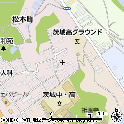 茨城県水戸市松本町7-21周辺の地図