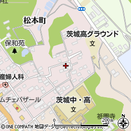 茨城県水戸市松本町6-11周辺の地図
