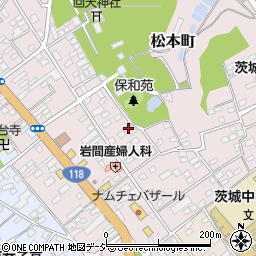 茨城県水戸市松本町3-16周辺の地図