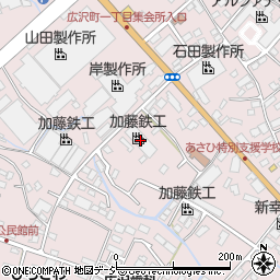 加藤鉄工東工場周辺の地図