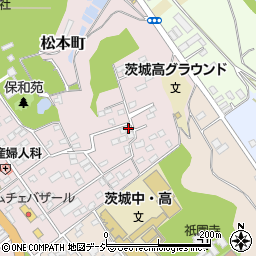 茨城県水戸市松本町6-12周辺の地図