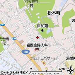 茨城県水戸市松本町14-21周辺の地図