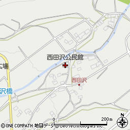 田沢公民館周辺の地図