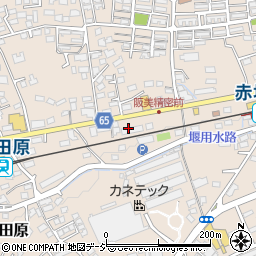 クローバー上田原店周辺の地図