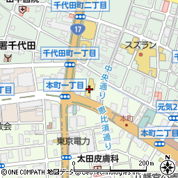 群馬県官報販売所周辺の地図