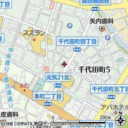 赤字らーめん 前橋総本店周辺の地図
