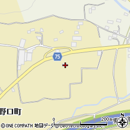 栃木県栃木市小野口町159周辺の地図