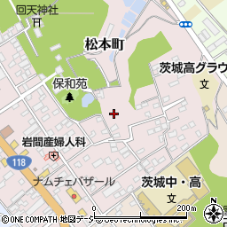 茨城県水戸市松本町5-15周辺の地図