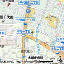 煥乎堂本店周辺の地図