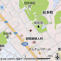 茨城県水戸市松本町14-4周辺の地図