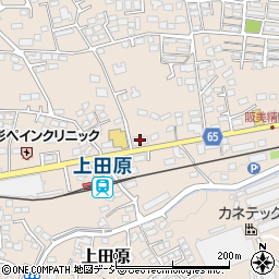 ガッツレンタカー上田店周辺の地図