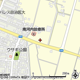 石の北正株式会社　薬師寺営業所周辺の地図
