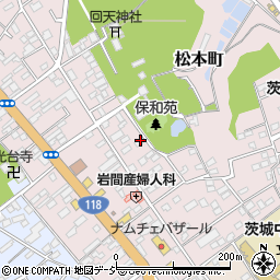 茨城県水戸市松本町14-20周辺の地図