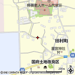 栃木県栃木市田村町955周辺の地図