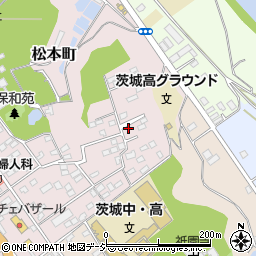 茨城県水戸市松本町7-25周辺の地図