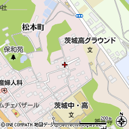茨城県水戸市松本町6-9周辺の地図