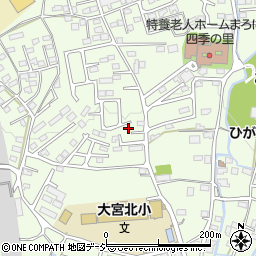 栃木県栃木市大宮町1766周辺の地図