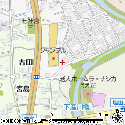 長野県上田市築地102-2周辺の地図