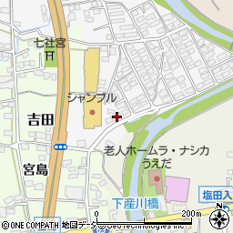 長野県上田市築地102-3周辺の地図