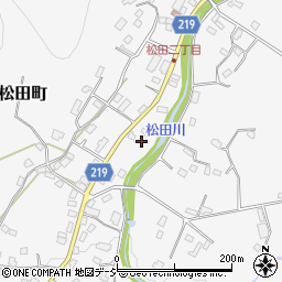 栃木県足利市松田町1176周辺の地図