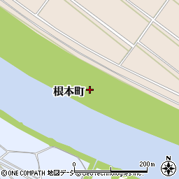 茨城県水戸市根本町周辺の地図