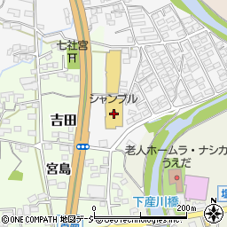 アベイル上田築地店周辺の地図
