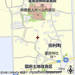 栃木県栃木市田村町周辺の地図