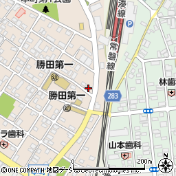 茨城県ひたちなか市勝田本町7-5周辺の地図
