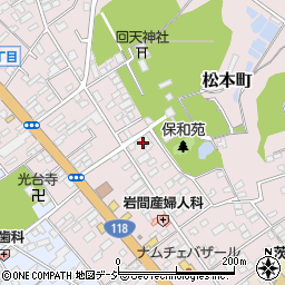 茨城県水戸市松本町14-11周辺の地図