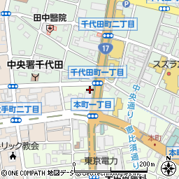 本町１丁目カフェ周辺の地図