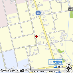 群馬県前橋市下大屋町273周辺の地図