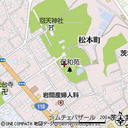 茨城県水戸市松本町13-19周辺の地図