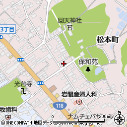 茨城県水戸市松本町15-34周辺の地図