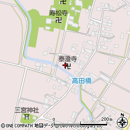 泰澄寺周辺の地図