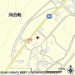 石川県白山市河合町ニ周辺の地図