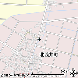 石川県小松市北浅井町イ352-1周辺の地図