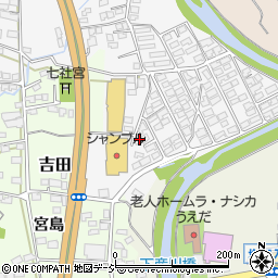 長野県上田市築地102-7周辺の地図