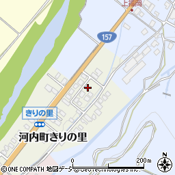 石川県白山市河内町きりの里40周辺の地図
